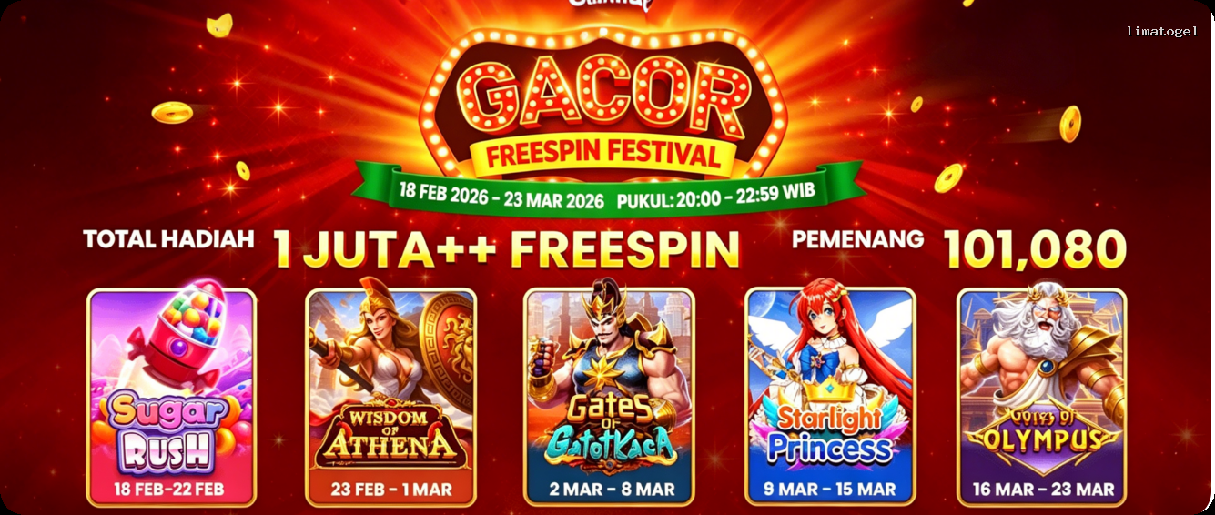 Login limatogel Sekarang Bonus Melimpah